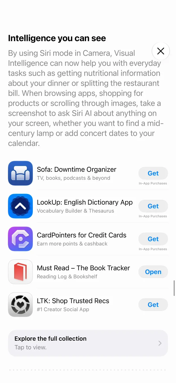 Must Read listed in the Intelligence you can see story on the App Store