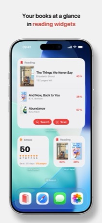 App Store screenshot, iPhone: widgets