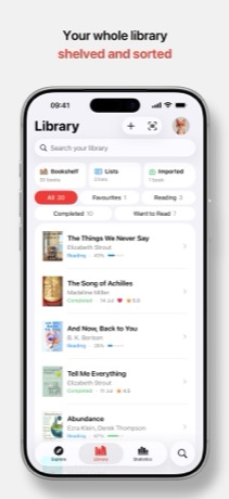 App Store screenshot, iPhone: library